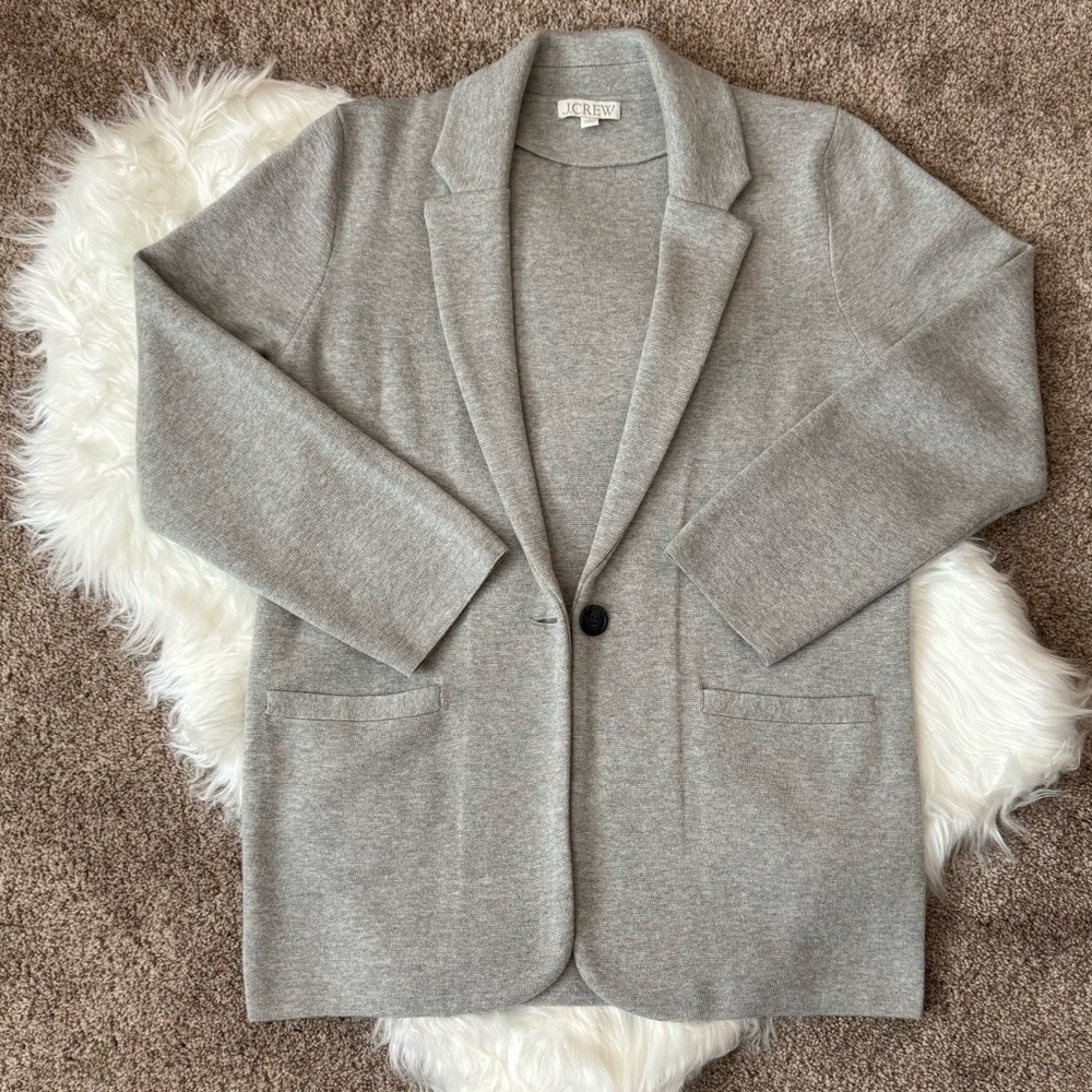 J.Crew Cecile Relaxed Sweater Blazer